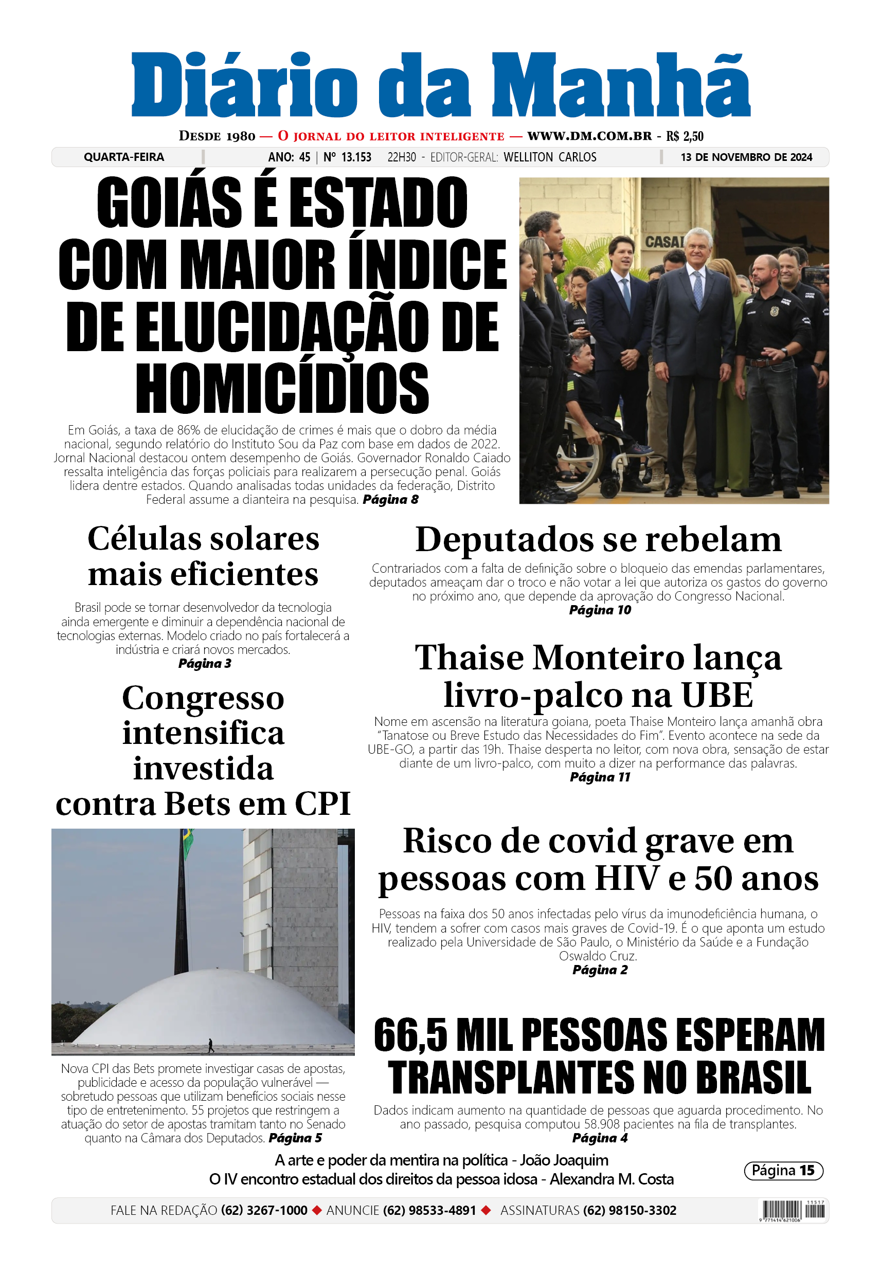 Capa da edição