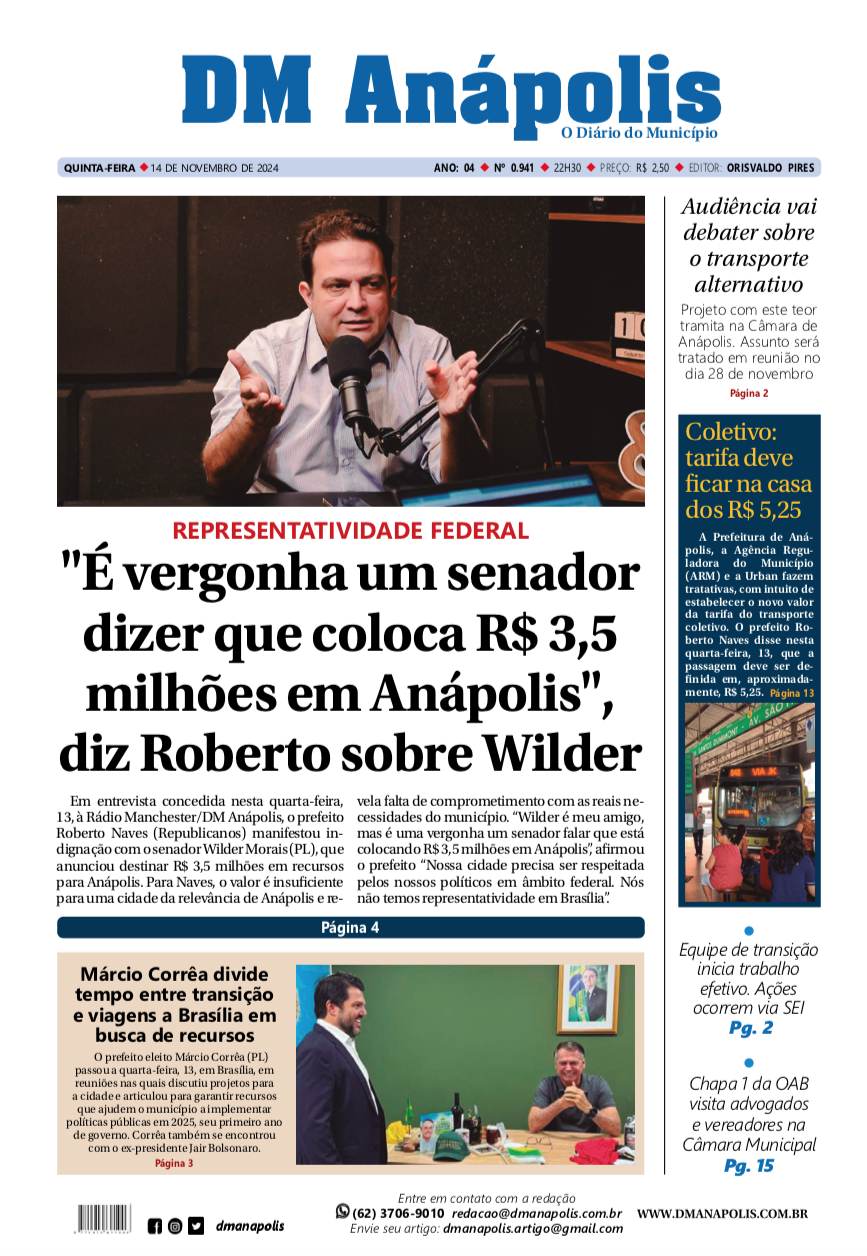 Capa da edição