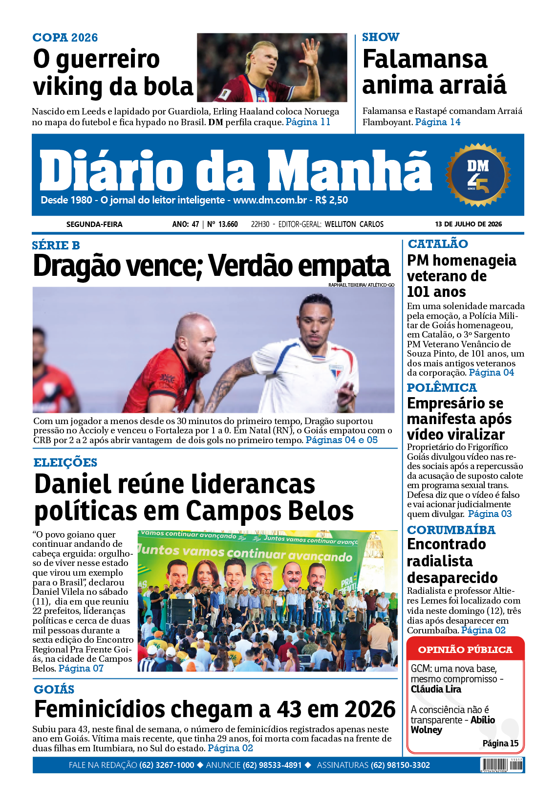 Edição EDIÇÃO 13/07/2026