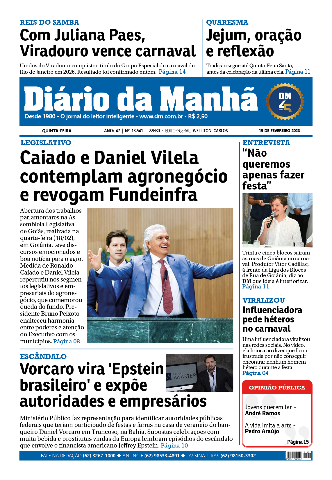 Edição EDIÇÃO 19/02/2026