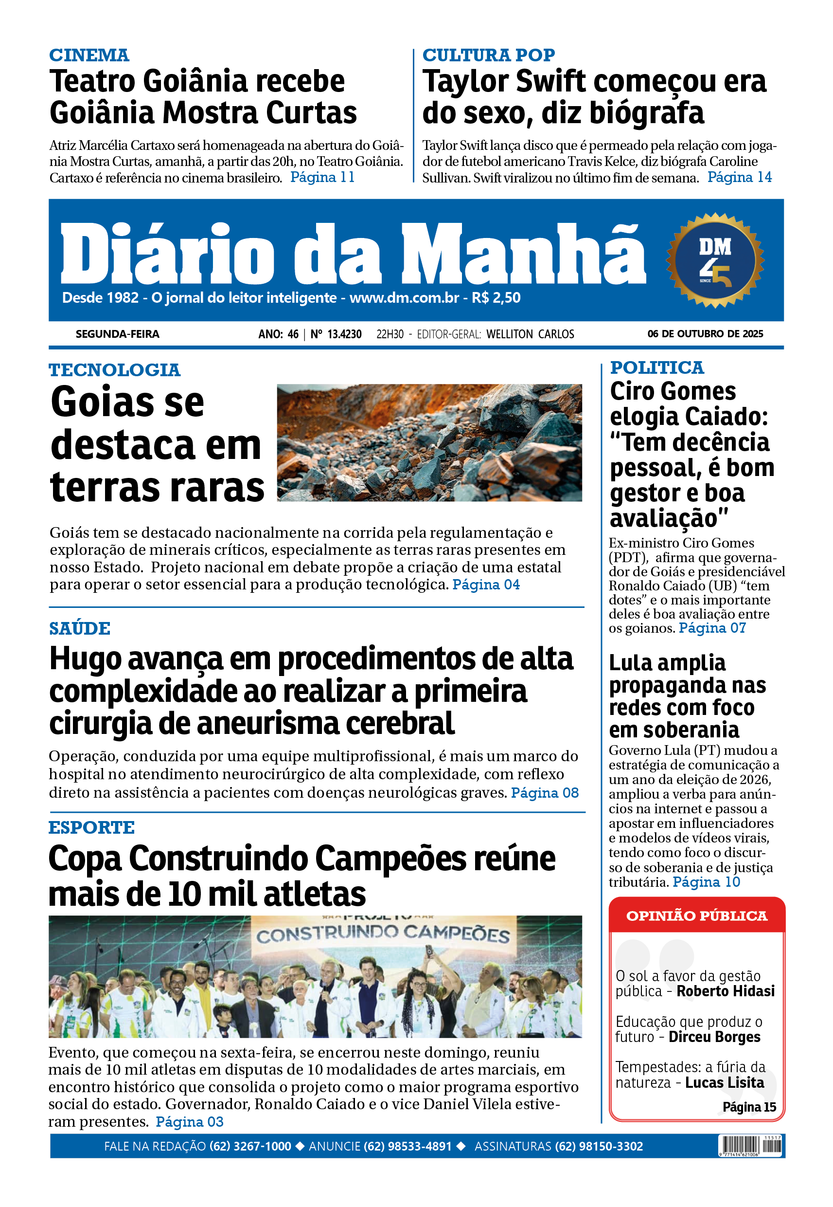 Capa da edição