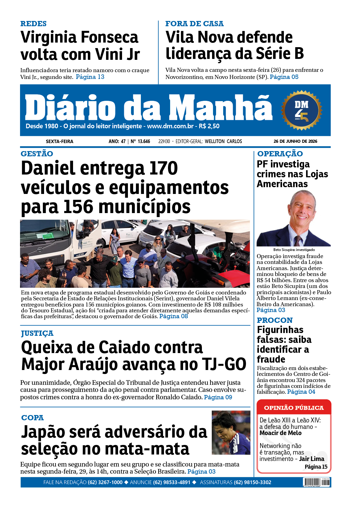 Edição EDIÇÃO 26/06/2026