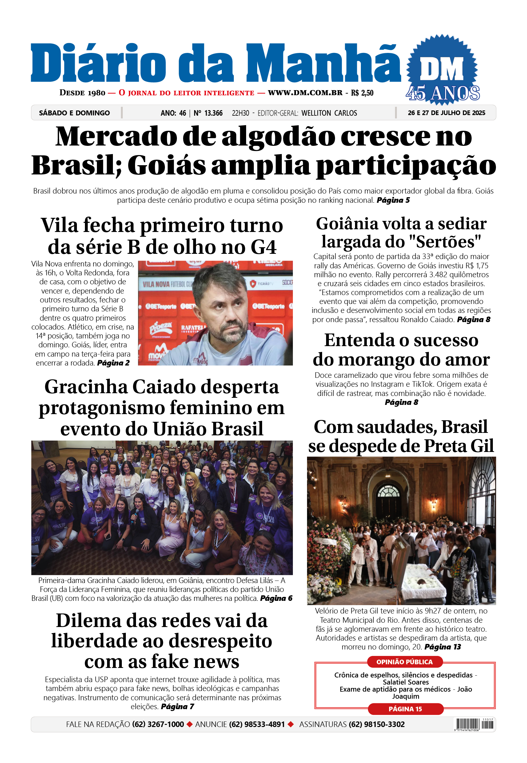 Jornal Impresso de Goiânia