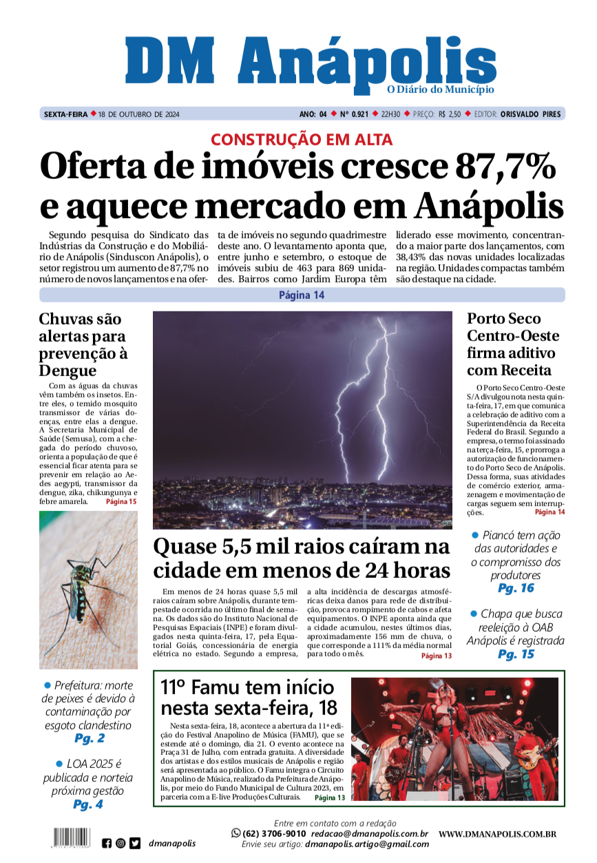 Capa da edição