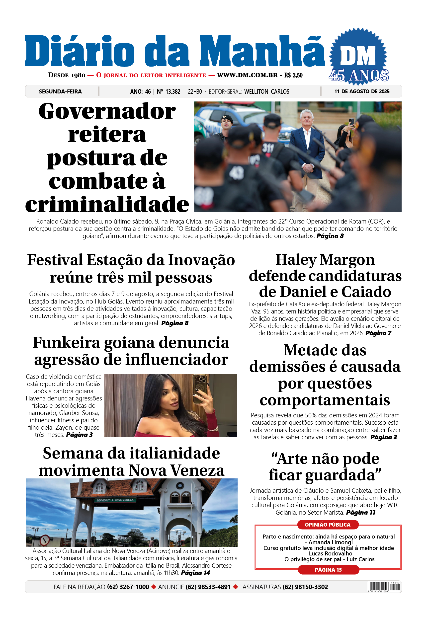 Capa da edição