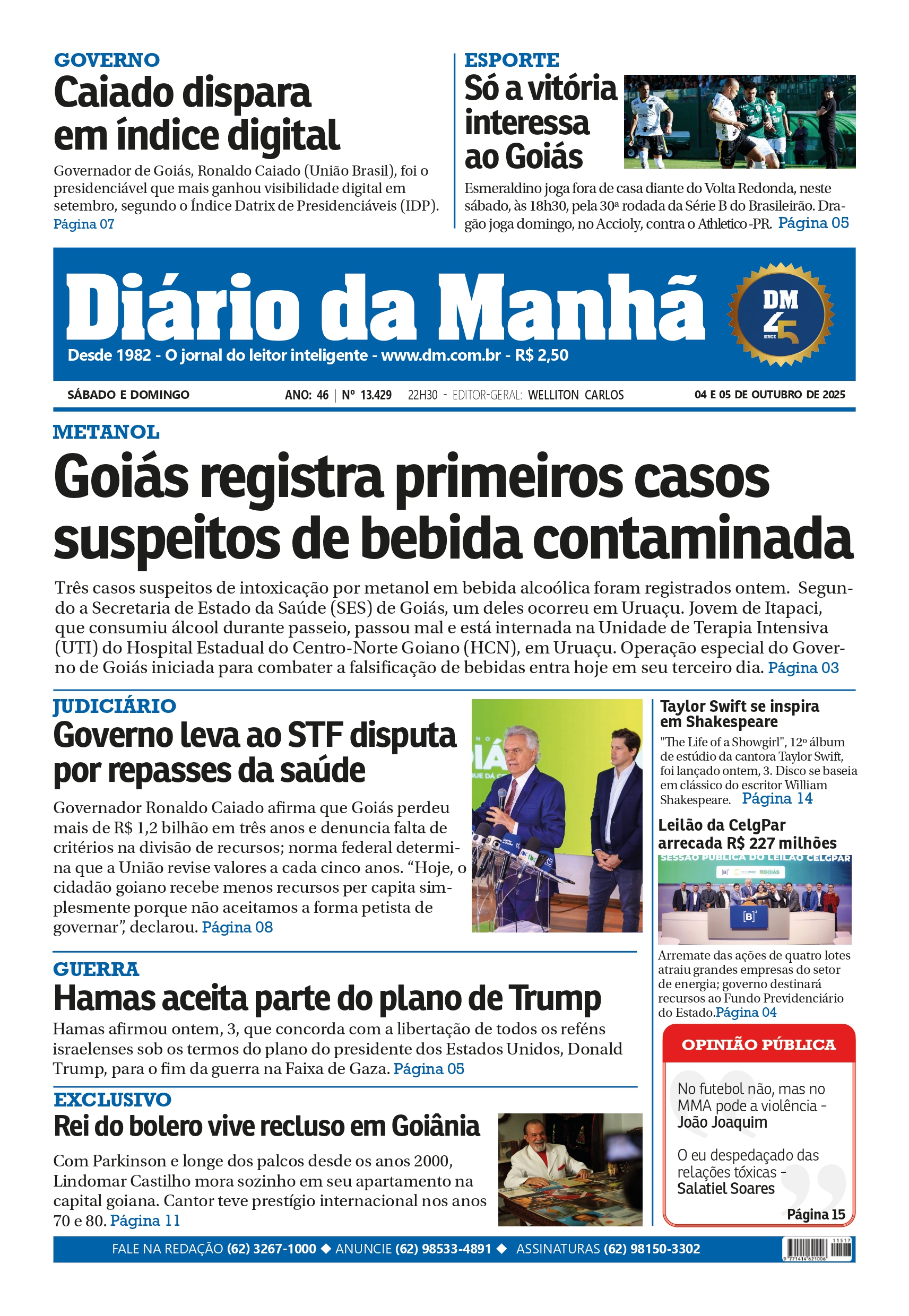 Capa da edição