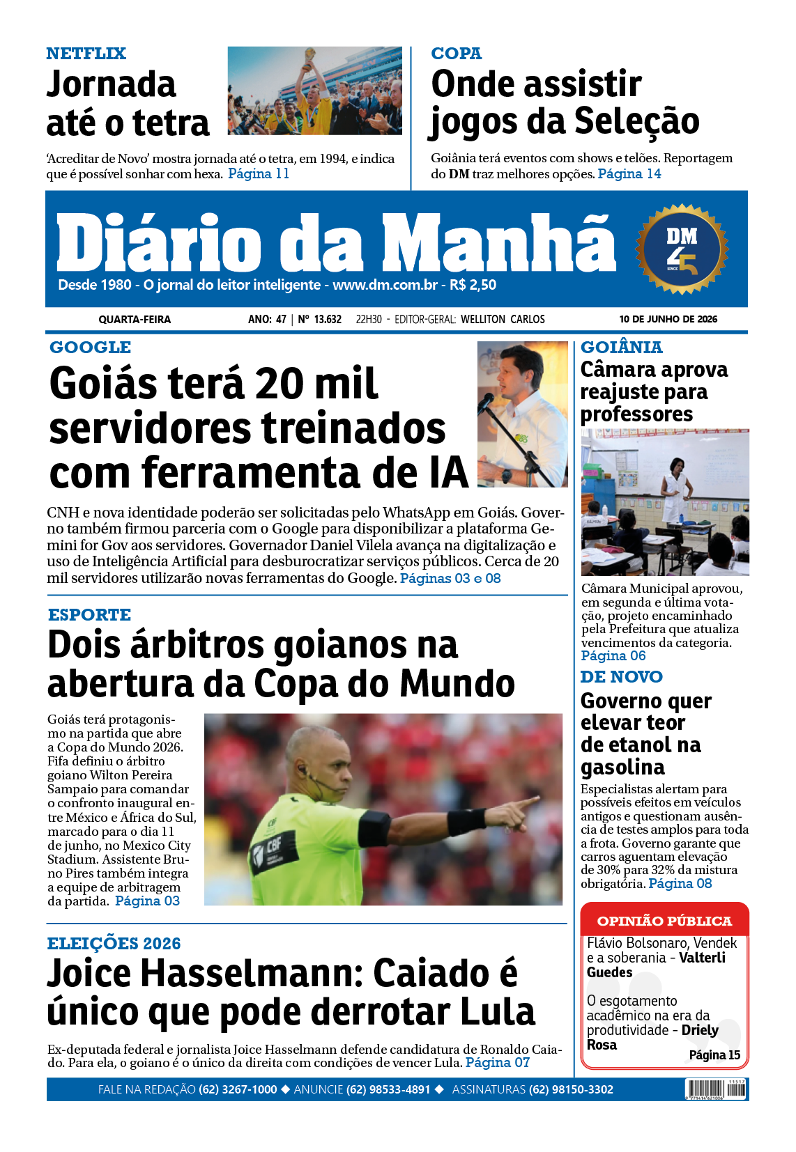 Capa da edição EDIÇÃO 10/06/2026
