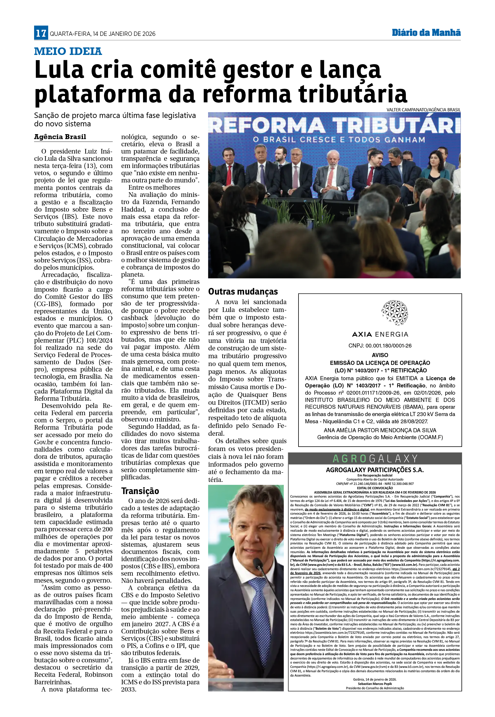 EDIÇÃO 14/01/2026