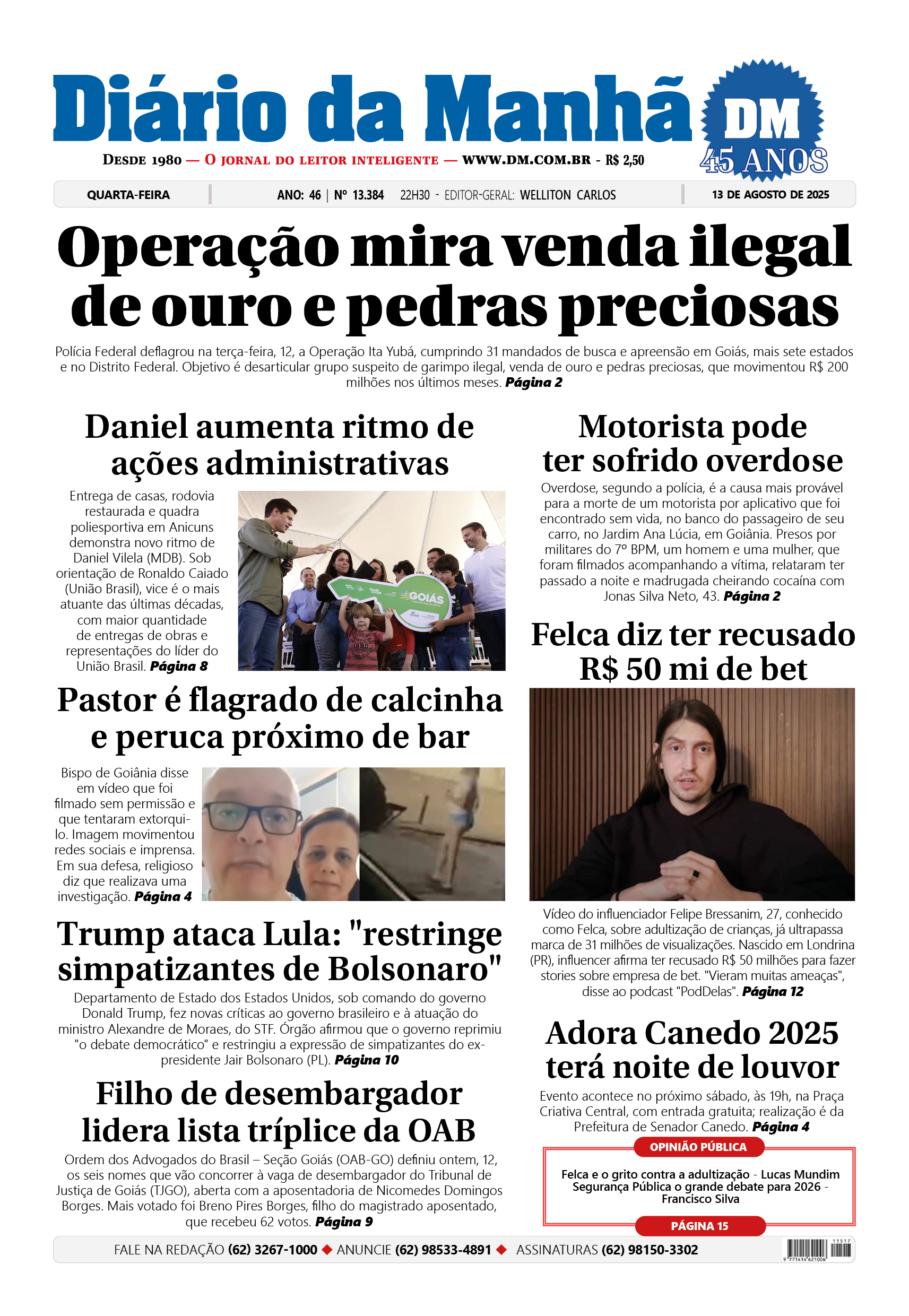 Capa da edição