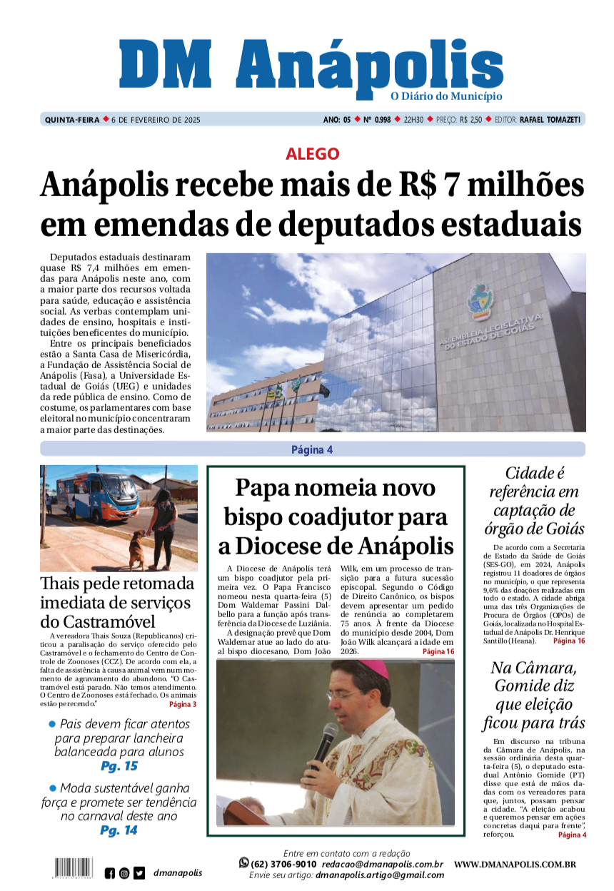 Capa da edição