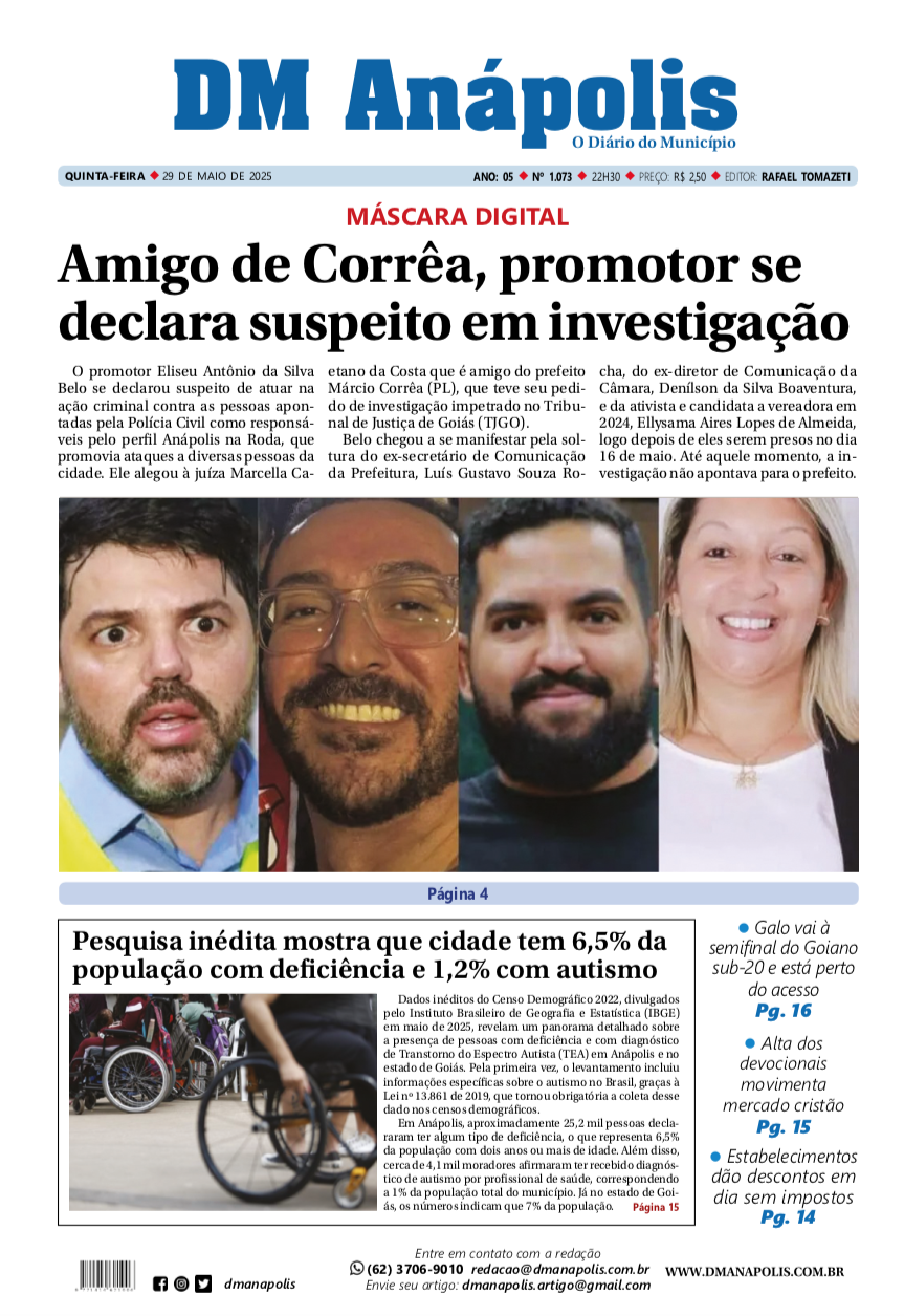 Jornal Impresso de Anápolis