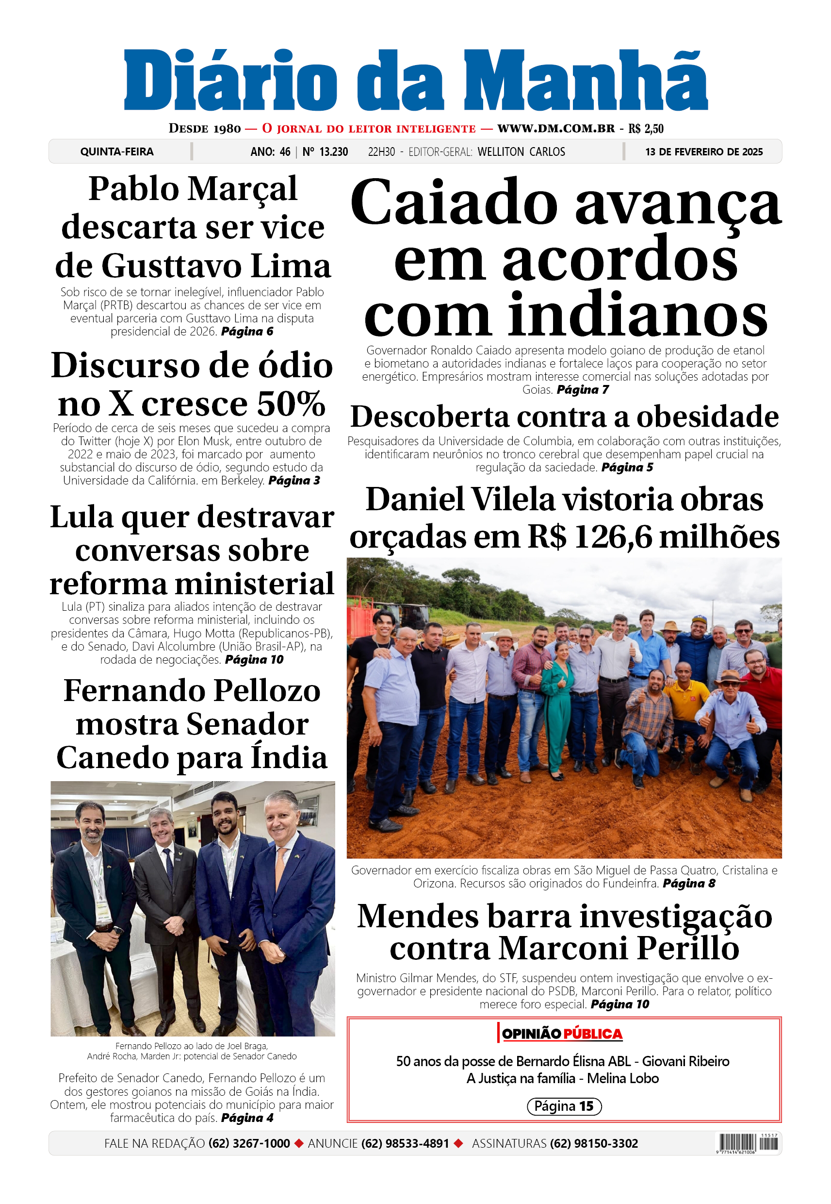 Capa da edição