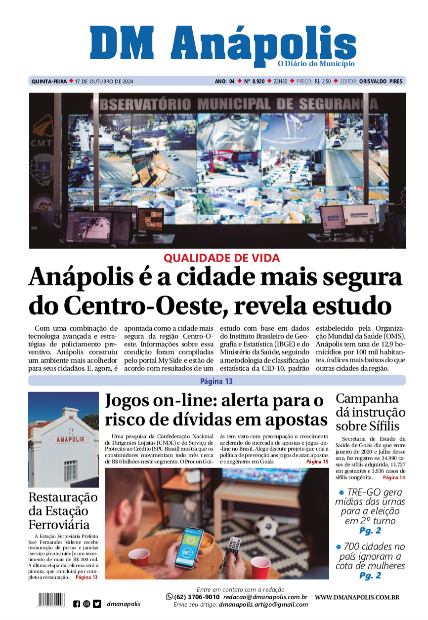 Capa da edição