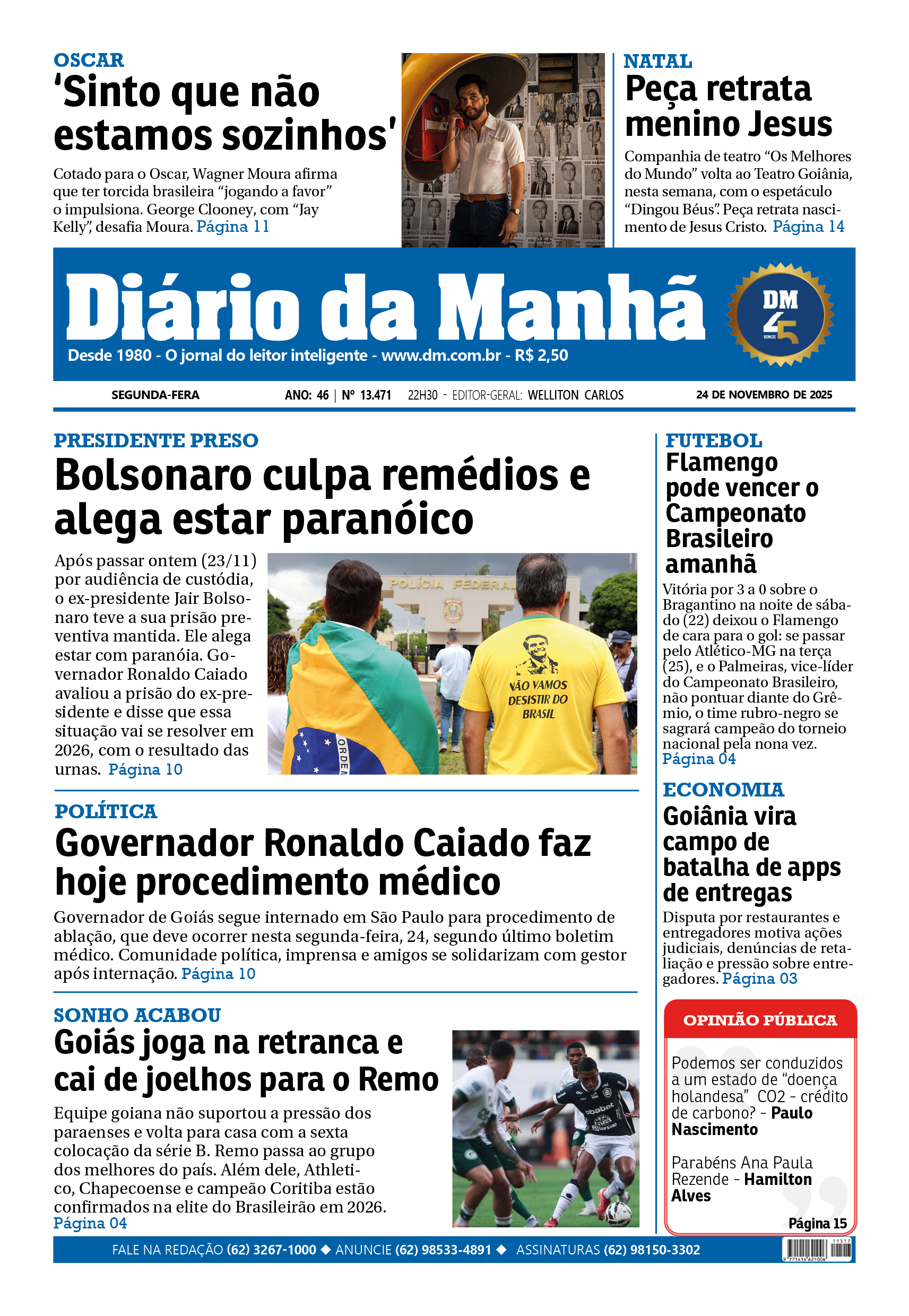 Capa da edição EDIÇÃO 24/11/2025