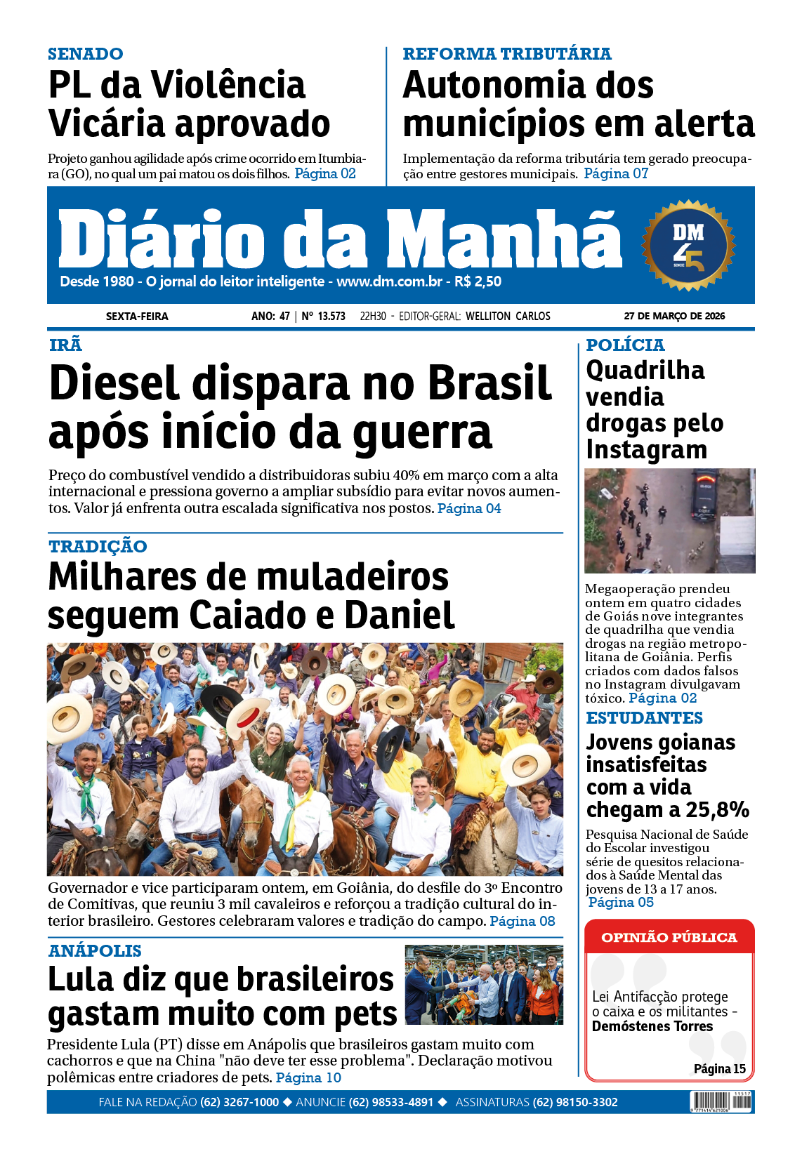Edição EDIÇÃO 27/03/2026
