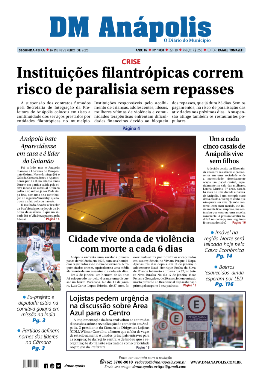 Capa da edição