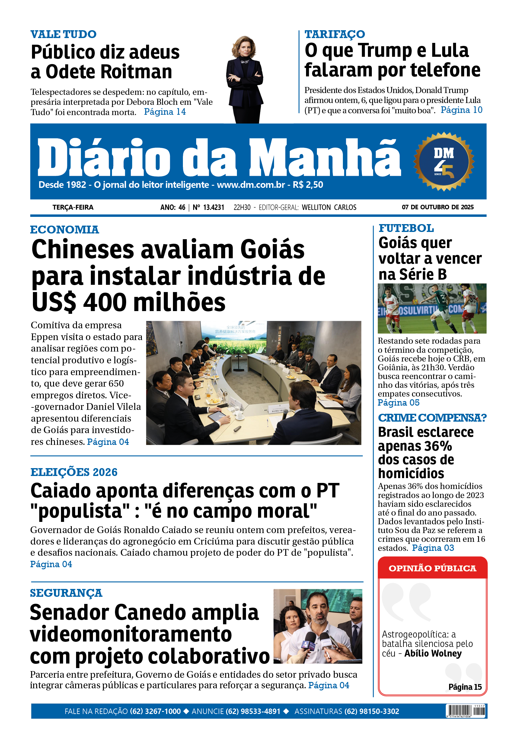 Capa da edição