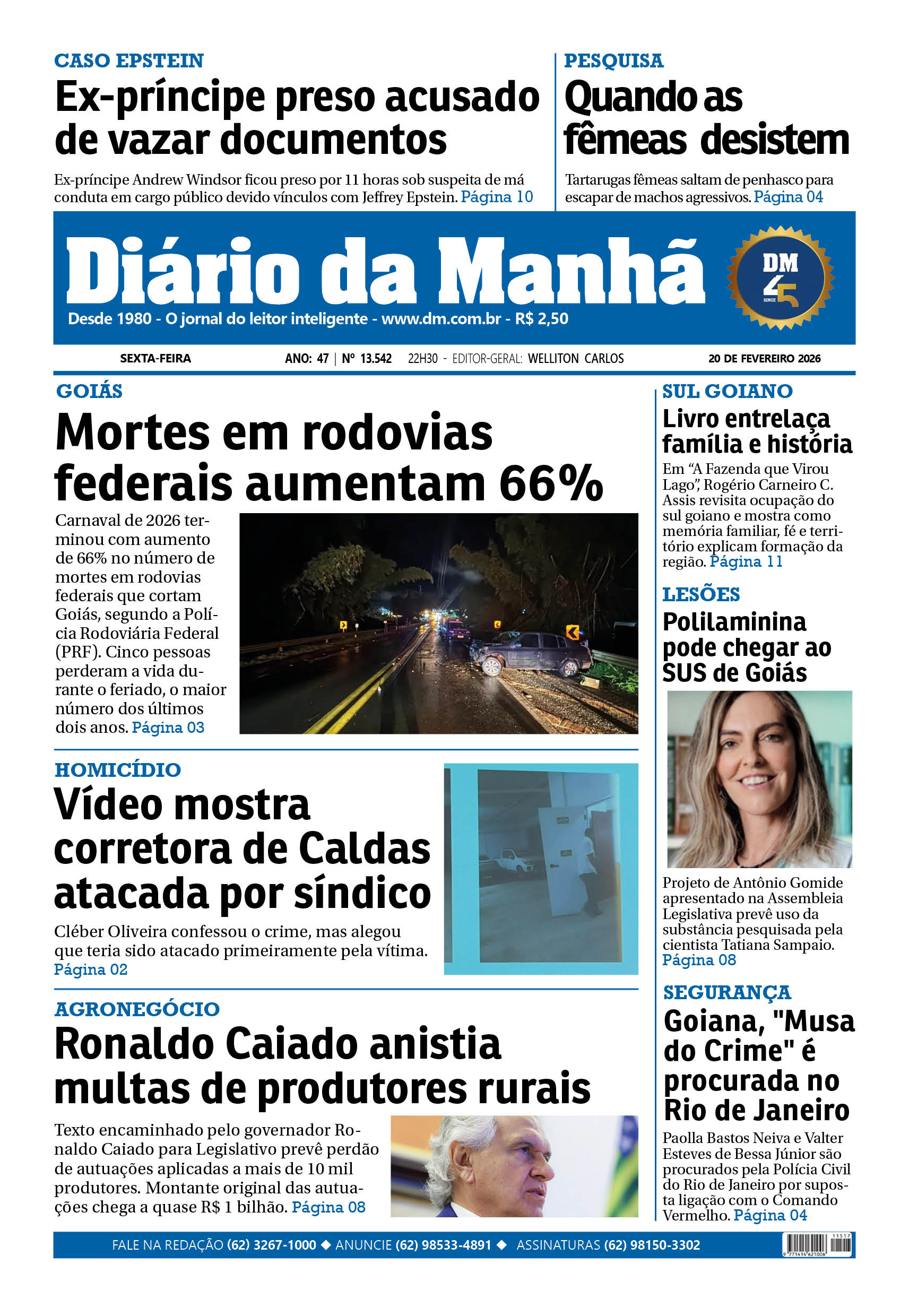Edição EDIÇÃO 20/02/2026