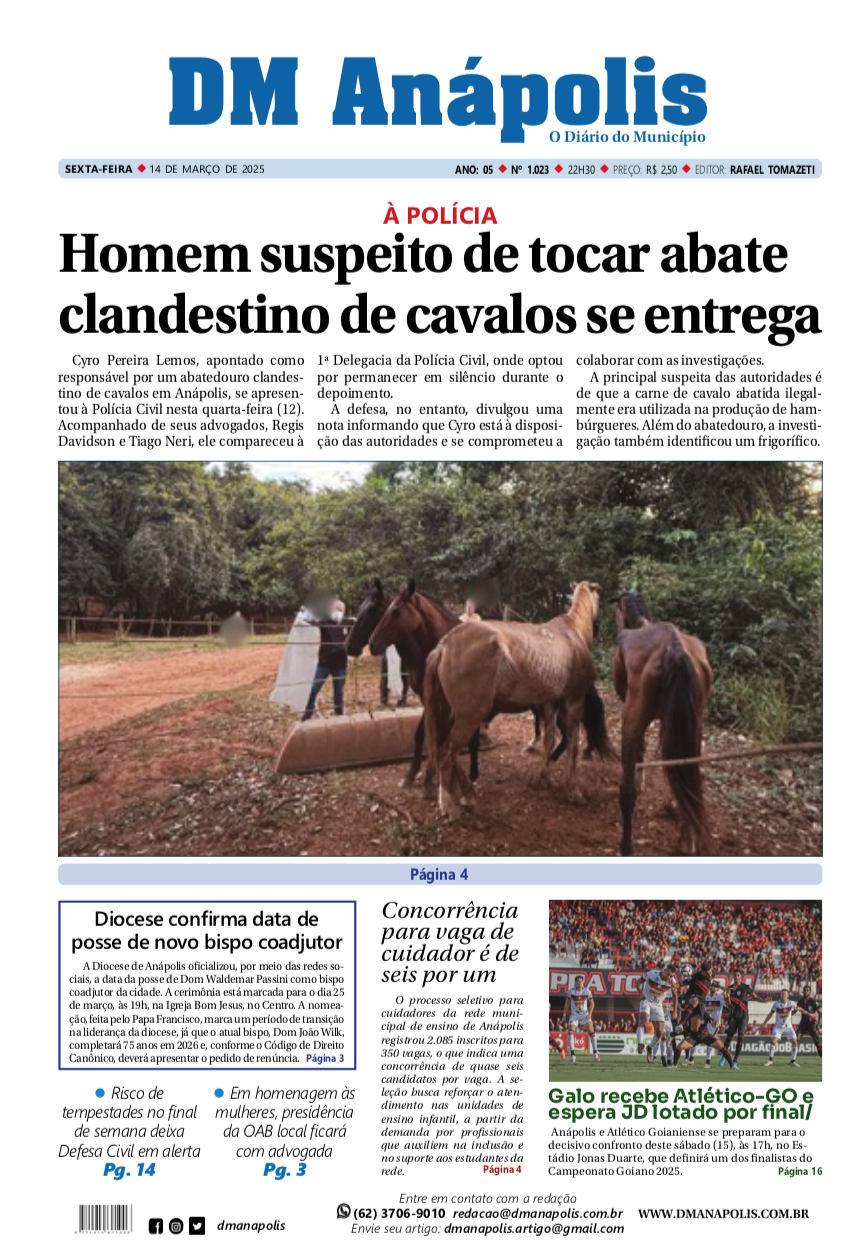 Capa da edição
