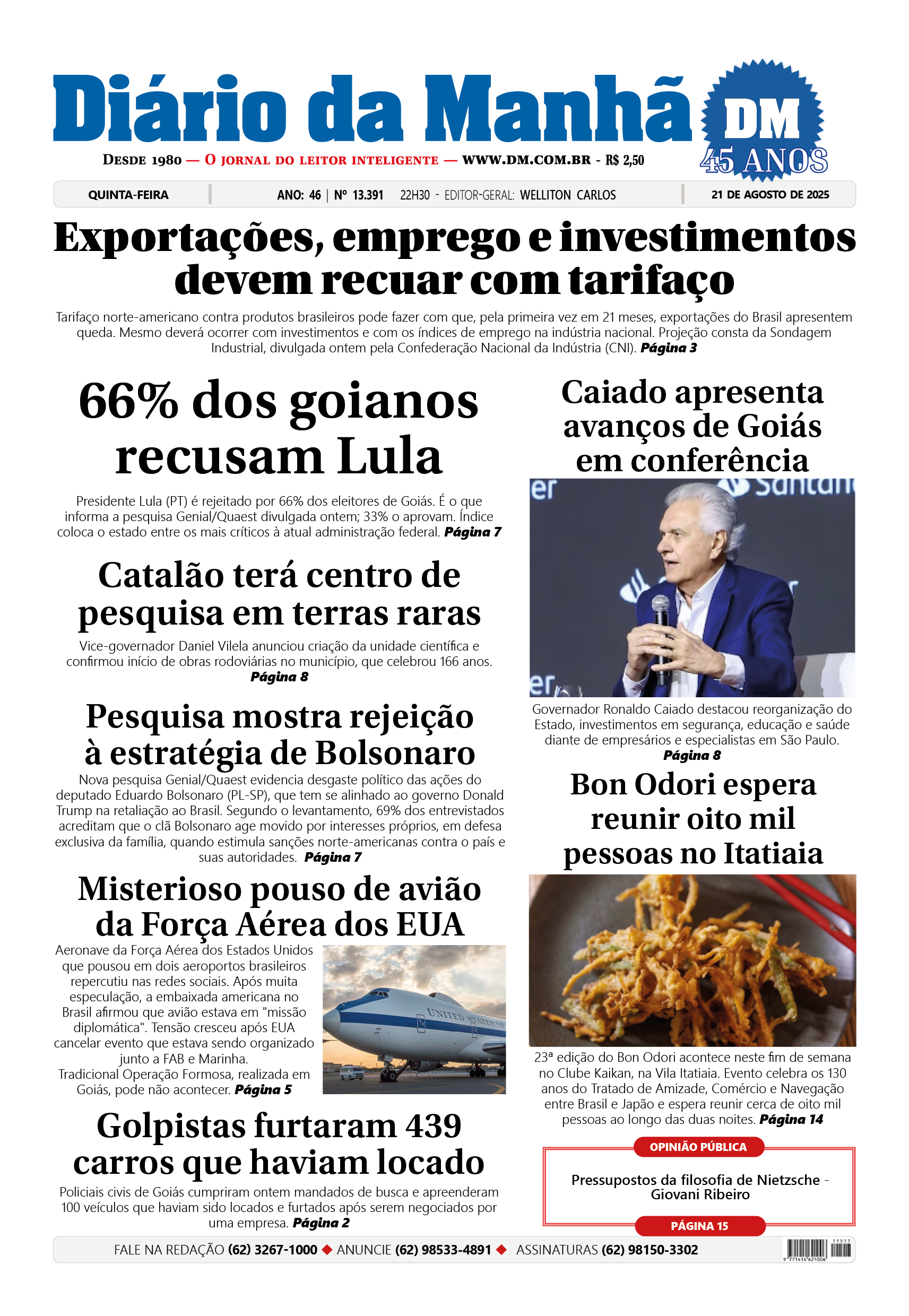 Capa da edição