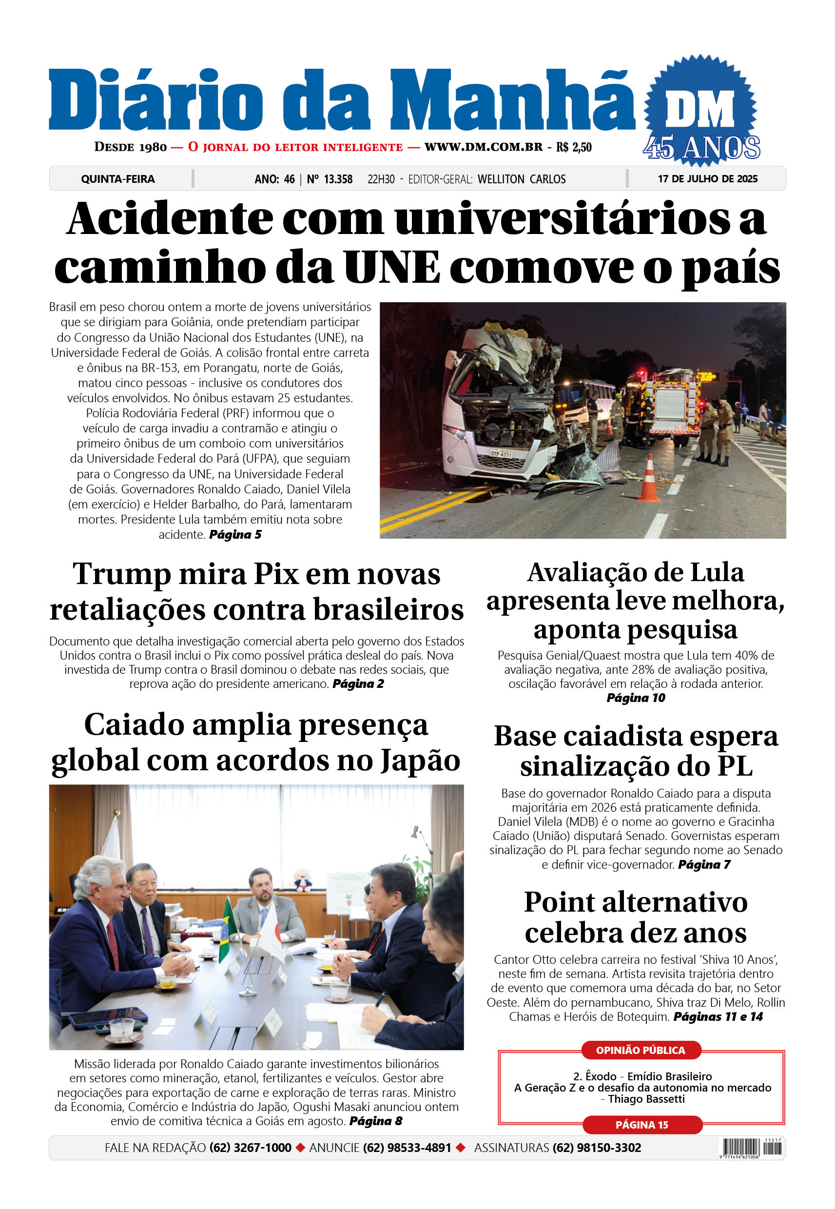 Capa da edição