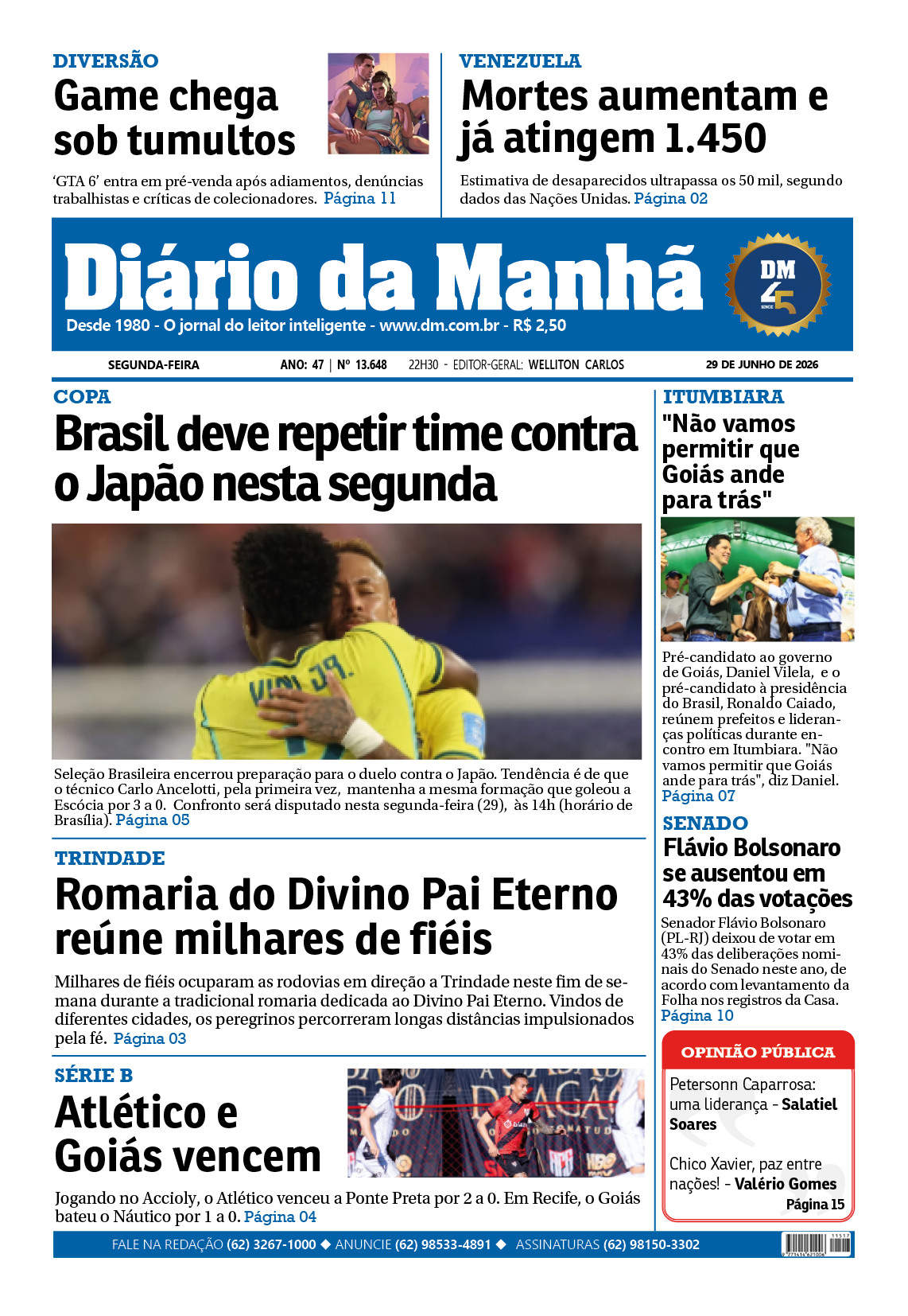 Edição EDIÇÃO 29/06/2026