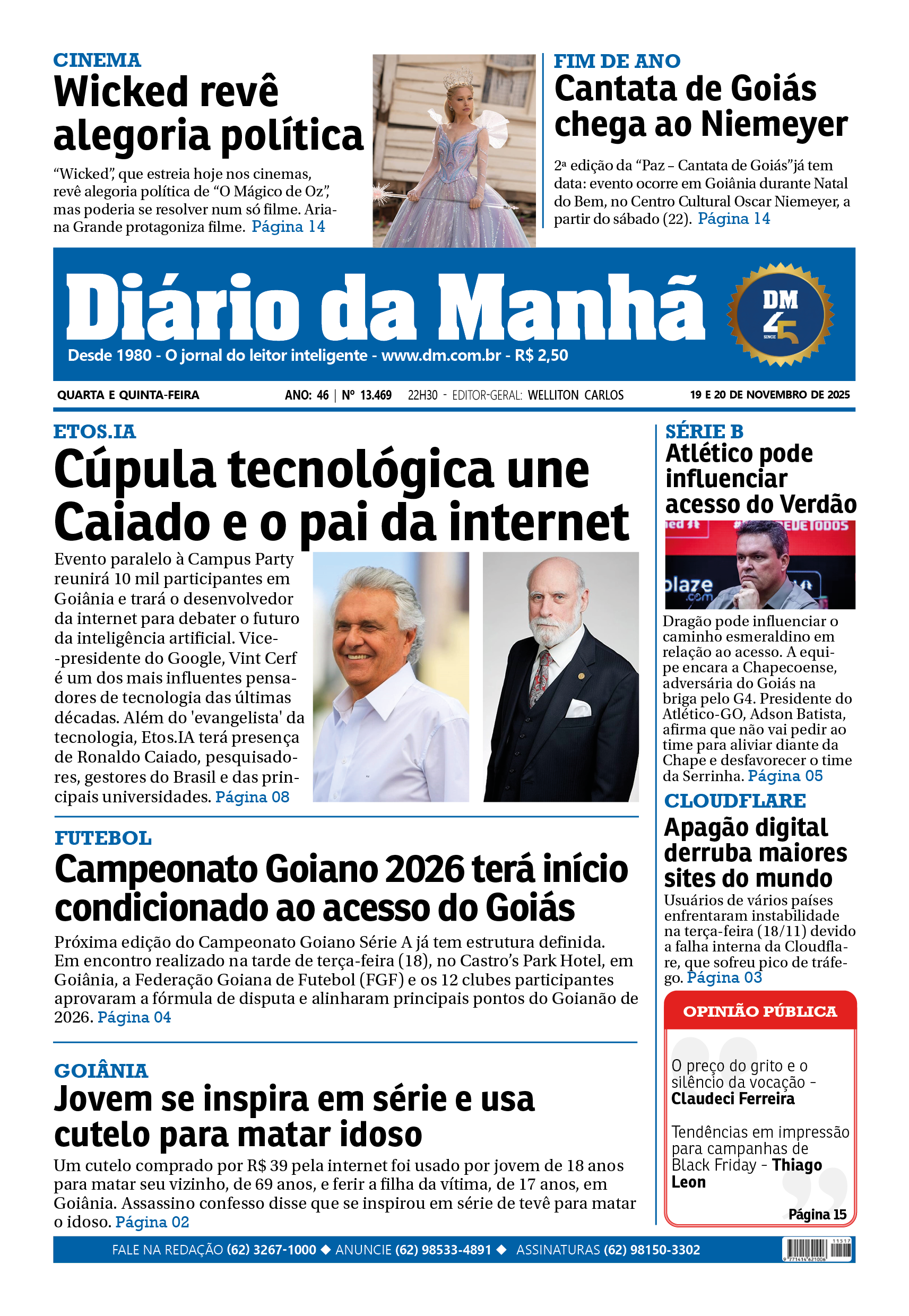 Capa da edição EDIÇÃO 19/11/2025