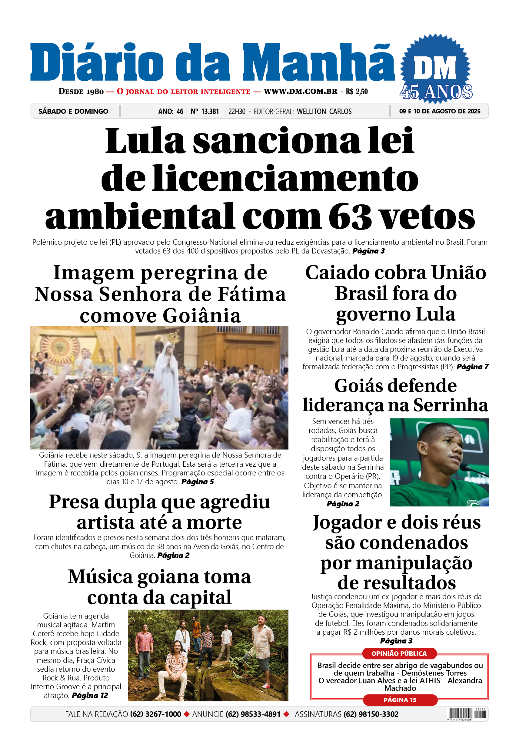 Capa da edição