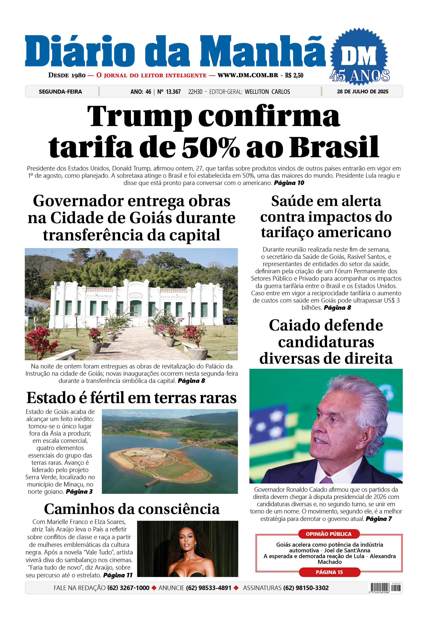 Jornal Impresso de Goiânia